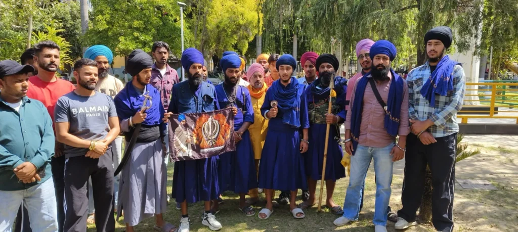 ऊना में भिंडरावाला समर्थकों का प्रदर्शन, पुलिस ने बढ़ाई सुरक्षा Bhindrawale Supporters