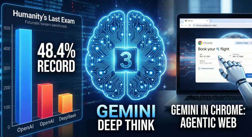 Google का 'मास्टरस्ट्रोक': Gemini 3 Deep Think ने तोड़े सारे रिकॉर्ड